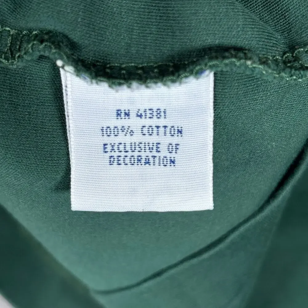 Men’s Polo Ralph Lauren Green Quarter Zip Cotton Pullover Medium